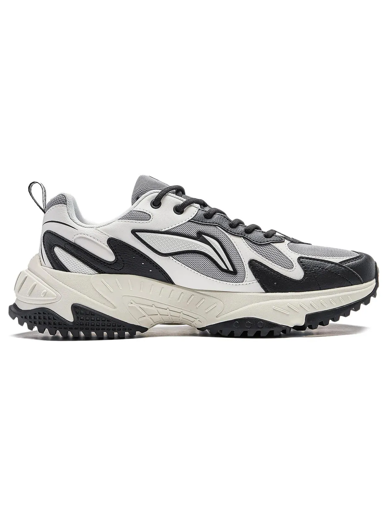 Кроссовки Li-Ning Qixing 2.0 'Black White' — изображение 2 из 3, черный