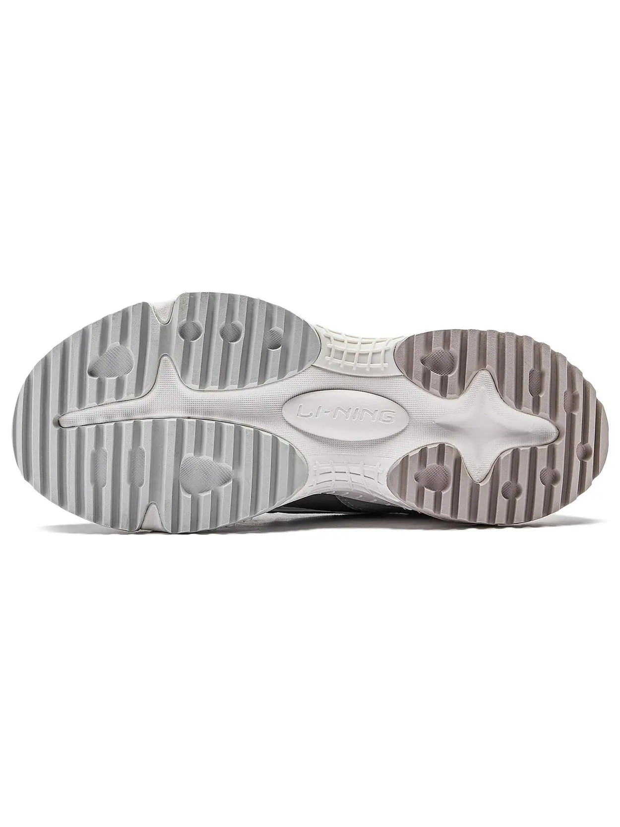 Кроссовки (WMNS) Li-Ning Qixing 2.0 'Grey White' — изображение 4 из 4, серый