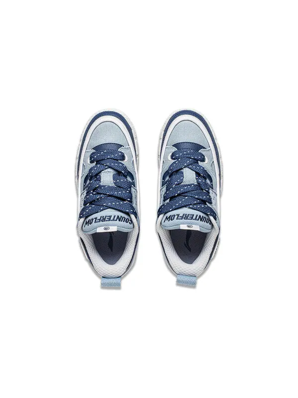 Кроссовки контрфлоу те ю 3.5 Li-Ning — изображение 4 из 4, синий/кремовый белый