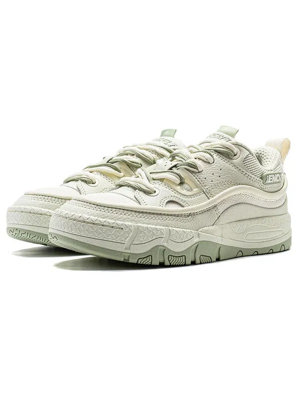 Кроссовки контрфлоу те ю 3.5 Li-Ning — изображение 3 из 4, бежевый/зеленый