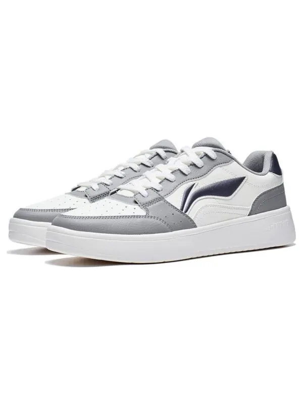 Кроссовки Li-Ning Yuanbao 'White Grey' — изображение 3 из 4, белый/серый