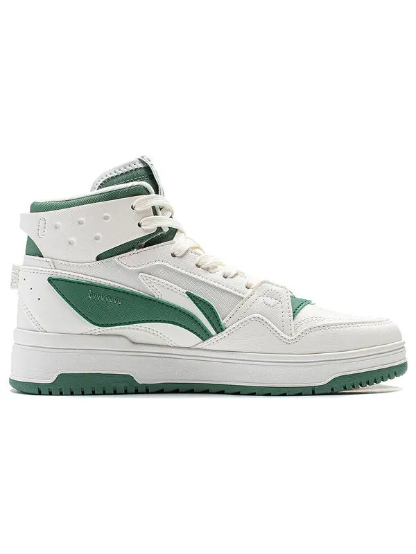 Кроссовки san yuan 2.0 высокие Li-Ning — изображение 2 из 4, белый/зеленый