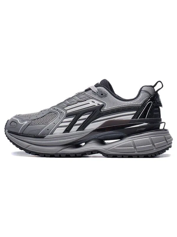 Кроссовки Starlit 5 Li-Ning — изображение 2 из 4, серый/черный