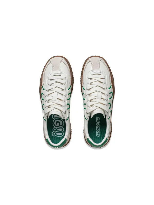 Кроссовки юньчуань v2 Li-Ning — изображение 4 из 4, белый/зеленый/коричневый