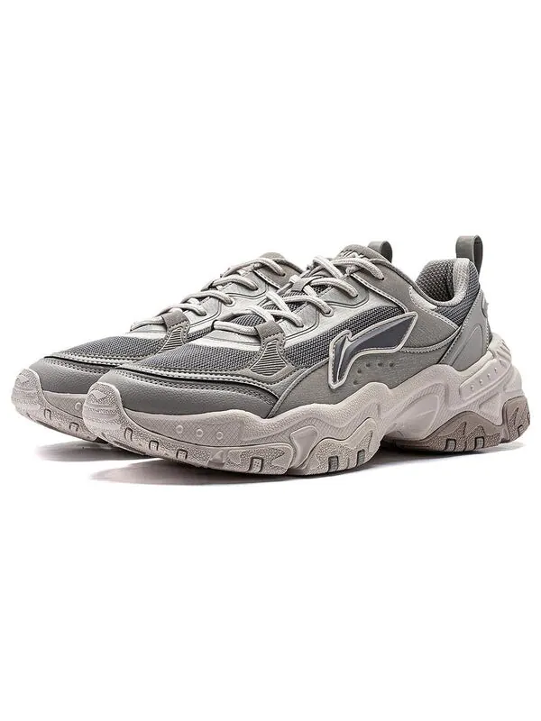 Кроссовки коричневый сахар Li-Ning — изображение 3 из 4, серый/бежевый