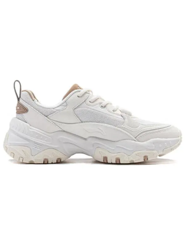Кроссовки коричневый сахар Li-Ning — изображение 2 из 4, белый/коричневый