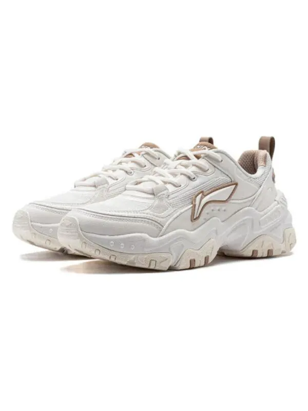 Кроссовки коричневый сахар Li-Ning — изображение 3 из 4, белый/коричневый