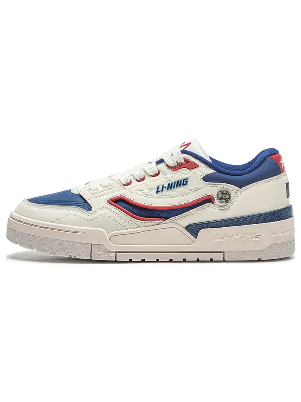 Кроссовки 001 btc премиум Li-Ning — изображение 2 из 4, белый/синий/красный