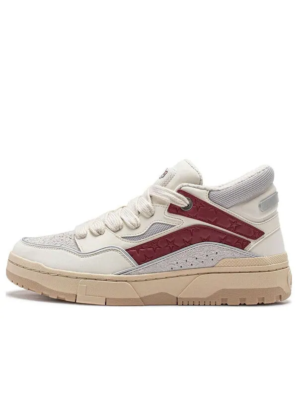 Кроссовки weiwu mid Li-Ning — изображение 1 из 4, белый/серый/красный