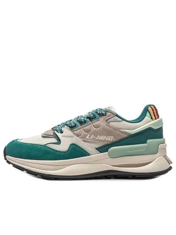 Кроссовки 001 момент v2 Li-Ning — изображение 1 из 4, бежевый/зеленый/белый