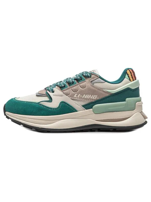 Кроссовки 001 момент v2 Li-Ning — изображение 2 из 4, бежевый/зеленый/белый