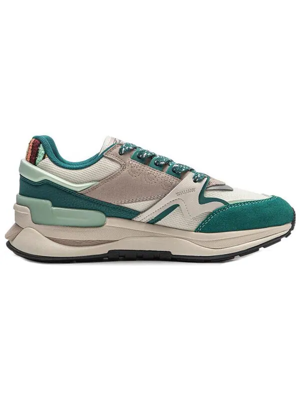 Кроссовки 001 момент v2 Li-Ning — изображение 3 из 4, бежевый/зеленый/белый