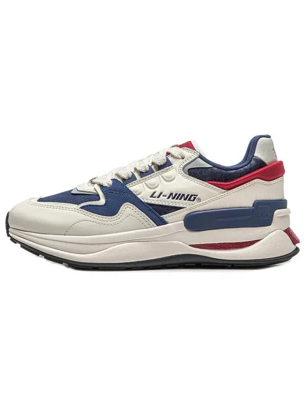 Кроссовки 001 момент v2 Li-Ning — изображение 2 из 4, белый/синий/красный