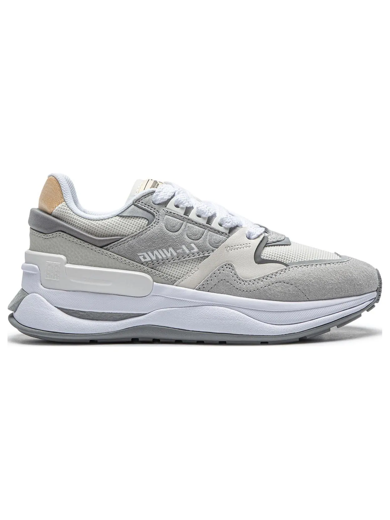 Кроссовки (WMNS) Li-Ning 001 Chuxin V2 'Grey White' — изображение 3 из 4, серый