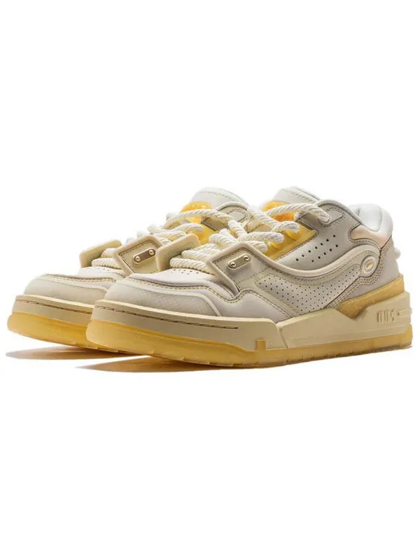 Кроссовки 001 btc mega Li-Ning — изображение 3 из 4, серый/желтый