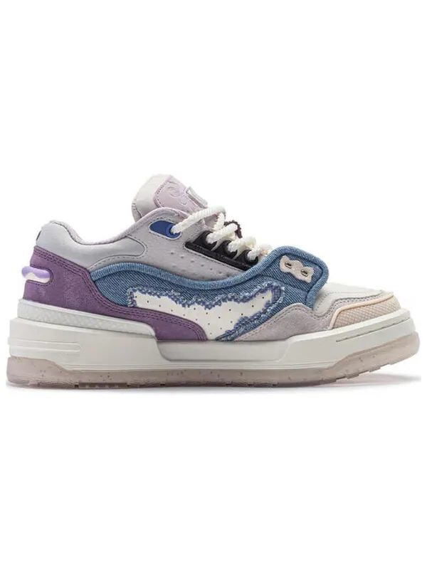 Кроссовки 001 btc mega Li-Ning — изображение 2 из 4, белый/синий/фиолетовый