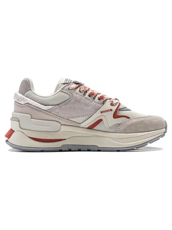 Кроссовки 001 момент v2 Li-Ning — изображение 3 из 4, серый/бежевый/оранжевый