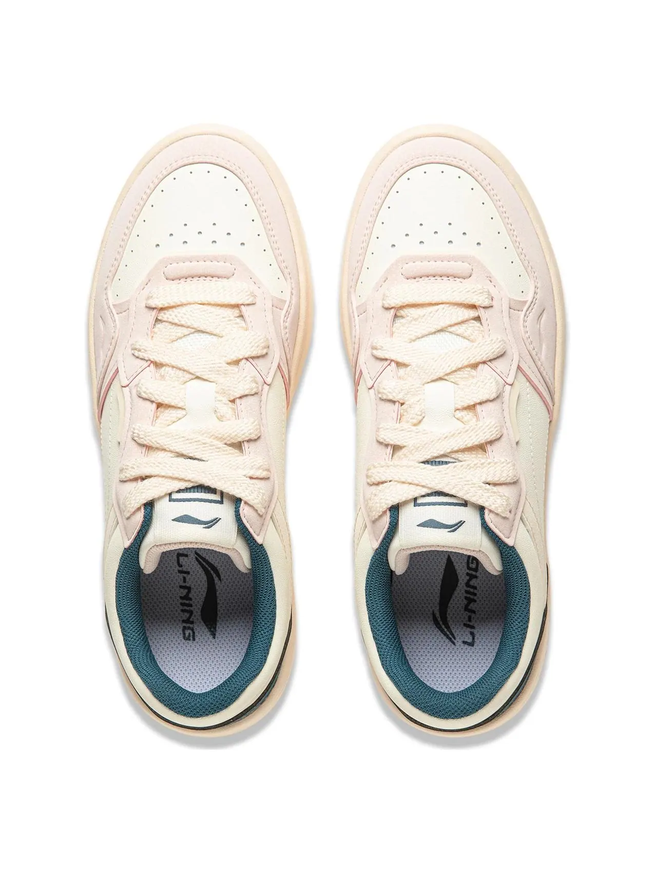 (WMNS) Li-Ning Xingchu 2.0 V2 «Бежевый розовый бирюзовый» — изображение 3 из 4, бежевый/розовый