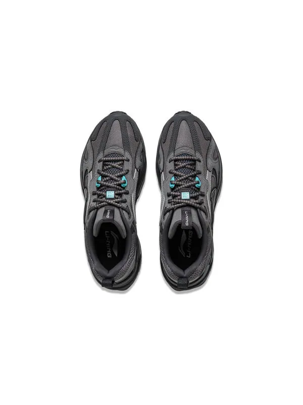 Кроссовки метеор Li-Ning — изображение 4 из 4, темный серый/зеленый