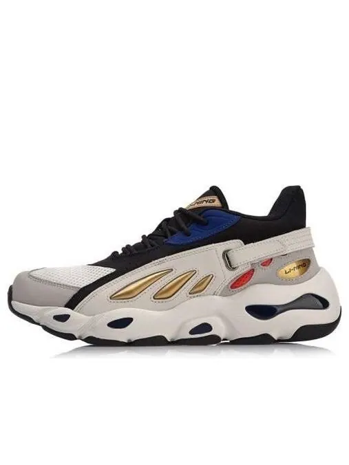Массивные кеды стильная обувь Li-Ning — изображение 1 из 3, бежевый/черный
