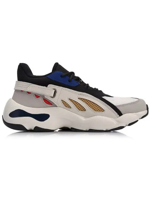 Массивные кеды стильная обувь Li-Ning — изображение 2 из 3, бежевый/черный