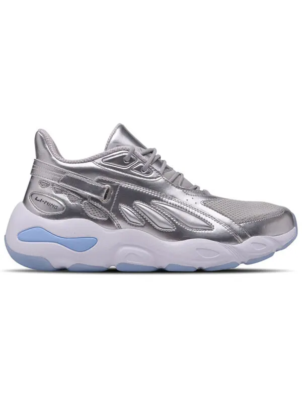 Массивные кеды бабочка x неделя моды в Нью-Йорке Li-Ning — изображение 2 из 4, серебряный
