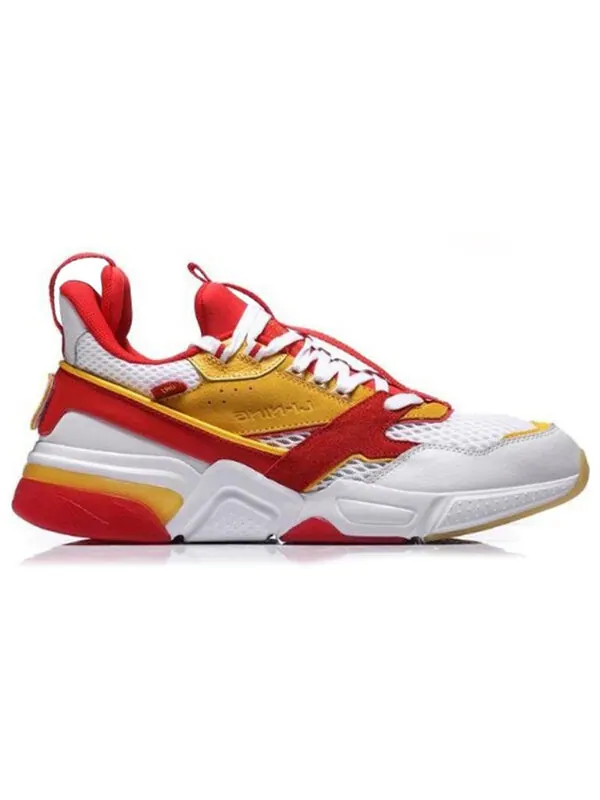 Кроссовки парижская неделя моды 001 ri Li-Ning — изображение 2 из 4, белый/желтый/красный