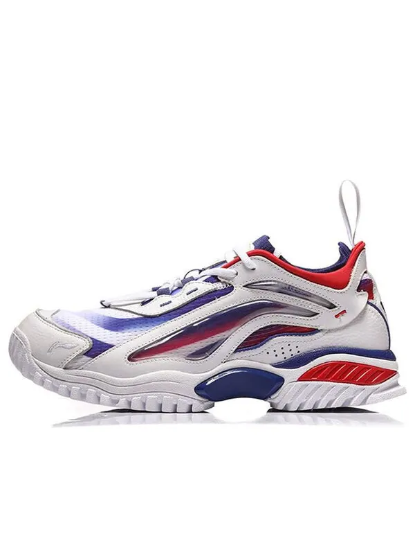 Массивные кеды стильная обувь Li-Ning — изображение 1 из 4, белый//красный