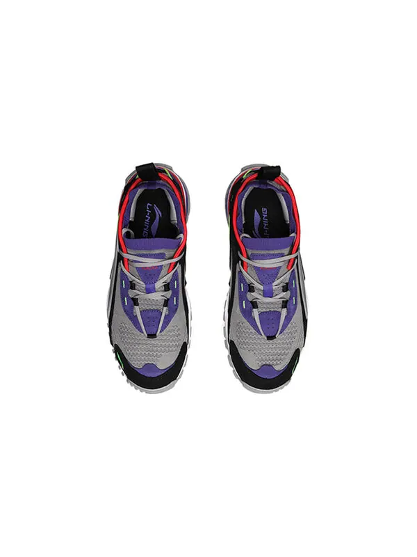 Кроссовки aurora skywalker x paris fashion week Li-Ning — изображение 3 из 4, серый/фиолетовый