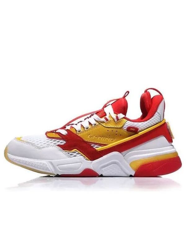 Кроссовки стильная обувь Li-Ning — изображение 1 из 4, белый/красный/желтый