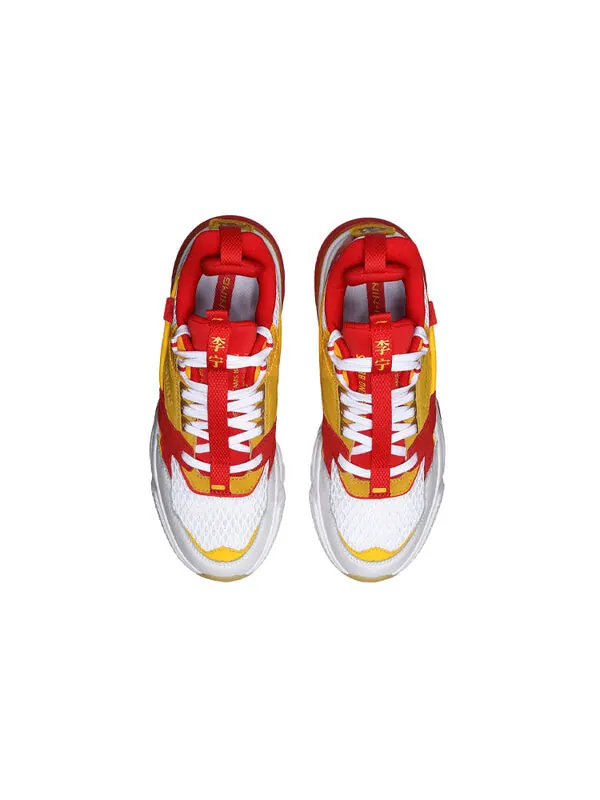 Кроссовки стильная обувь Li-Ning — изображение 4 из 4, белый/красный/желтый