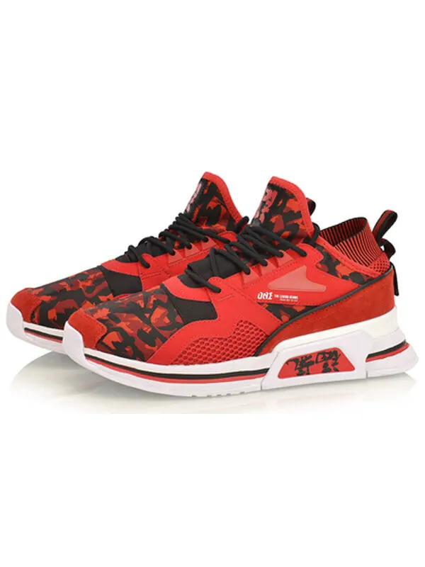Кроссовки 001 t1000 без границ средние Li-Ning — изображение 3 из 4, красный