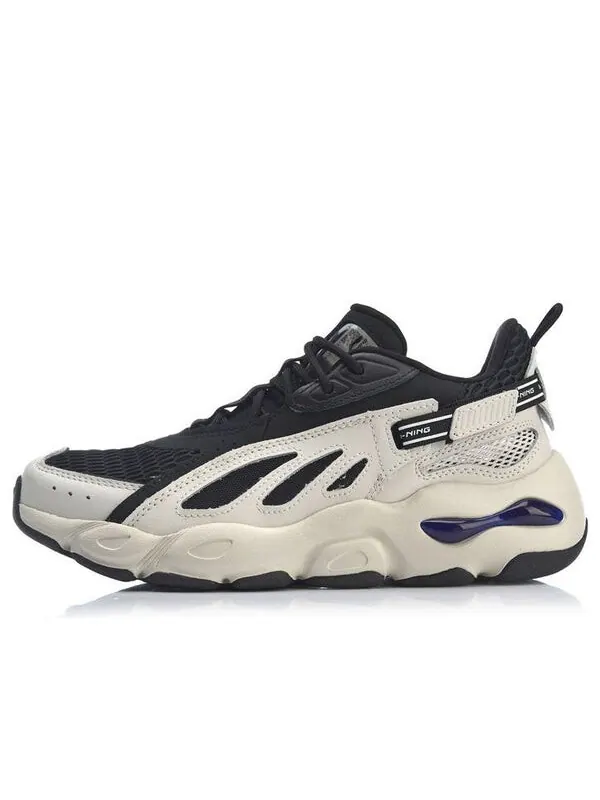 Массивные кроссовки butterfly lite mid Li-Ning — изображение 1 из 4, черный / белый