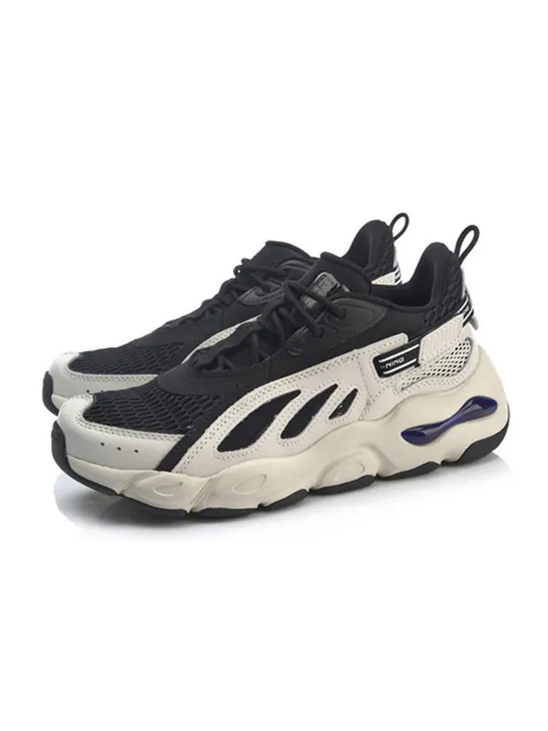 Массивные кроссовки butterfly lite mid Li-Ning — изображение 2 из 4, черный / белый