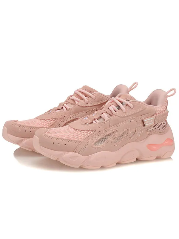 Кроссовки new york fashion week breathable lightweight casual dad shoes pink Li-Ning — изображение 3 из 4, розовый