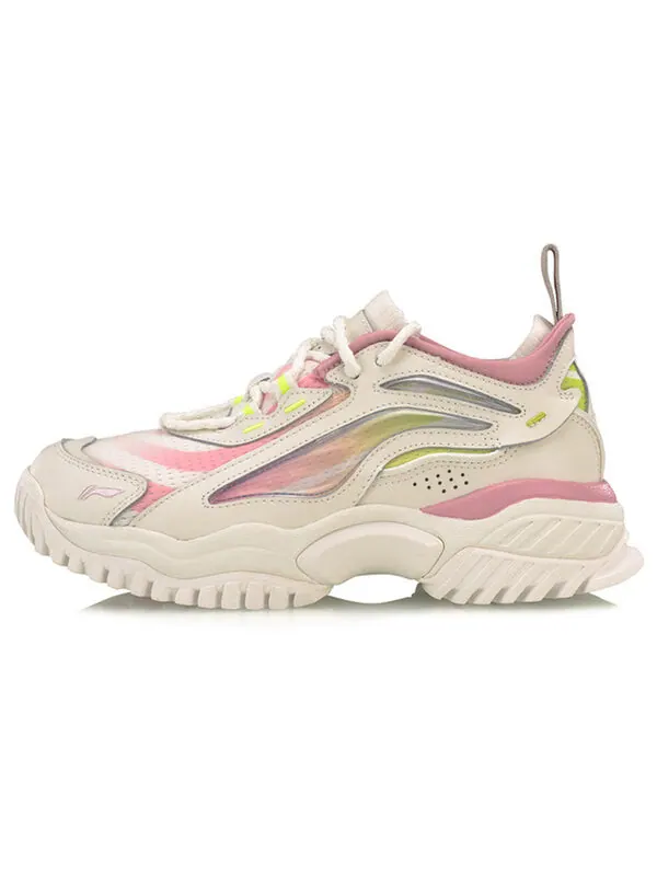 Кроссовки aurora windwalker x gilr bad five Li-Ning — изображение 2 из 4, белый/розовый