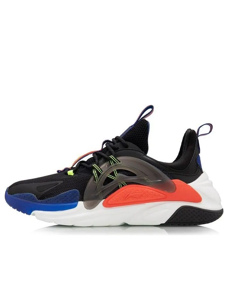 Кроссовки Li-Ning XingHuo Sport Leisure 'Black Orange' — изображение 1 из 5, синий