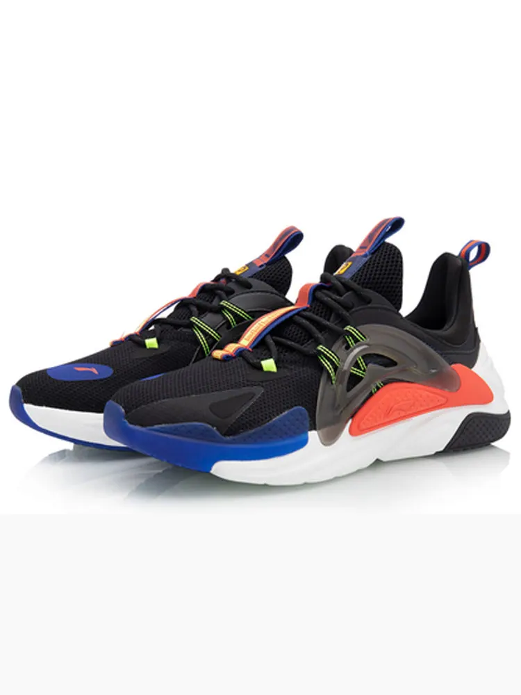 Кроссовки Li-Ning XingHuo Sport Leisure 'Black Orange' — изображение 3 из 5, синий