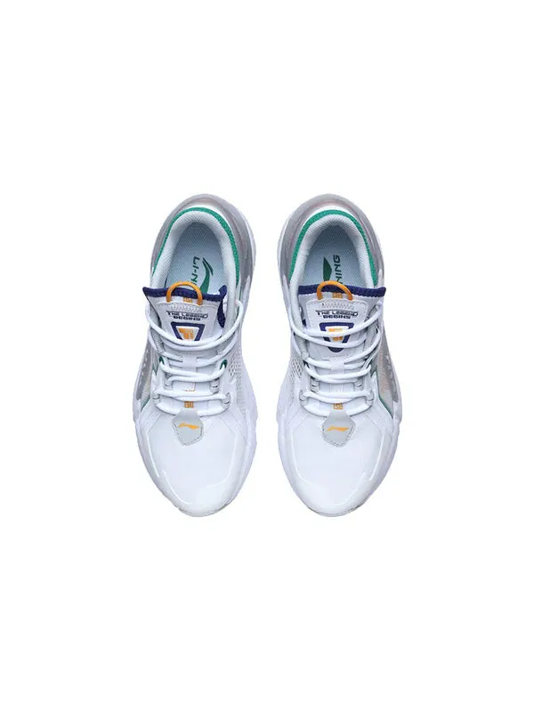 Кроссовки 001 ti Li-Ning — изображение 4 из 4, белый/серый/зеленый