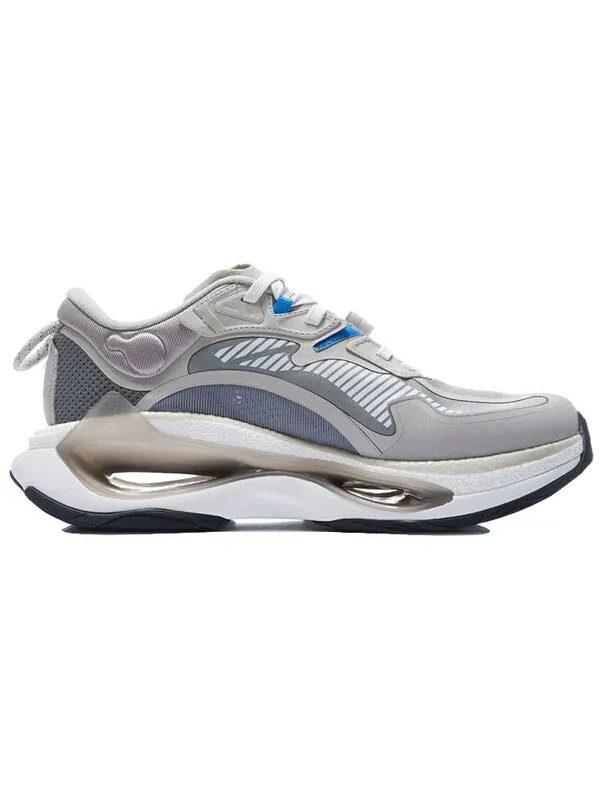 Кроссовки бесконечность Li-Ning — изображение 2 из 4, серый/белый