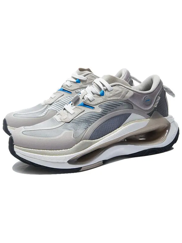 Кроссовки бесконечность Li-Ning — изображение 3 из 4, серый/белый