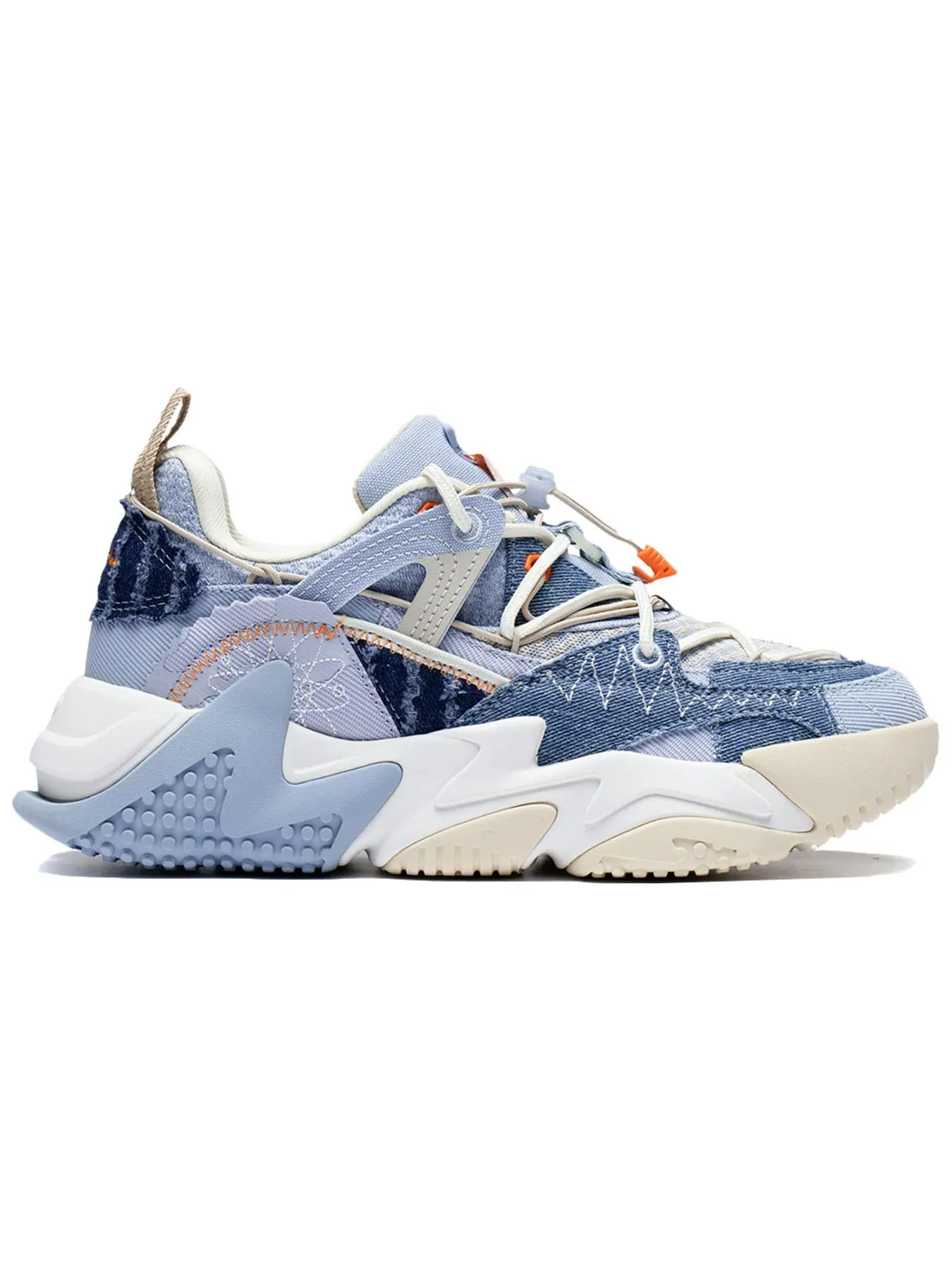 (WMNS) Li-Ning Counterflow WuXing Fashion Show 'Sky Blue' — изображение 2 из 4, синий/белый