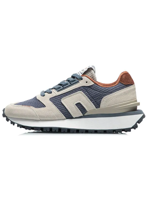 Кроссовки противоточные юэхуа Li-Ning — изображение 2 из 4, серый/синий/желтый