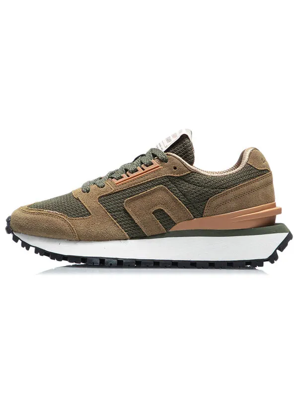 Кроссовки противоточные юэхуа Li-Ning — изображение 2 из 4, зеленый/бежевый