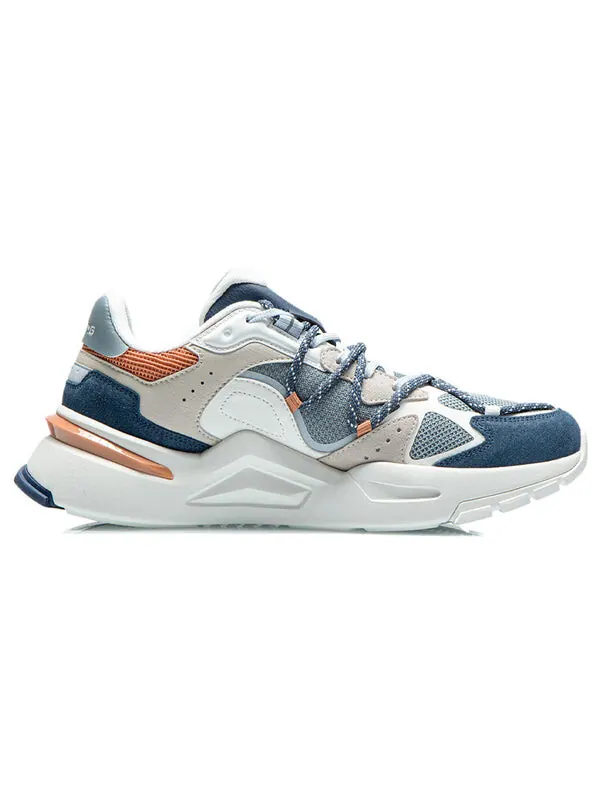 Кроссовки обратная фантазия Li-Ning — изображение 2 из 4, серый/синий