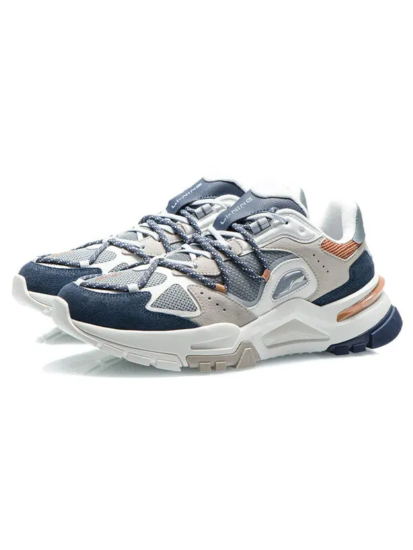 Кроссовки обратная фантазия Li-Ning — изображение 3 из 4, серый/синий
