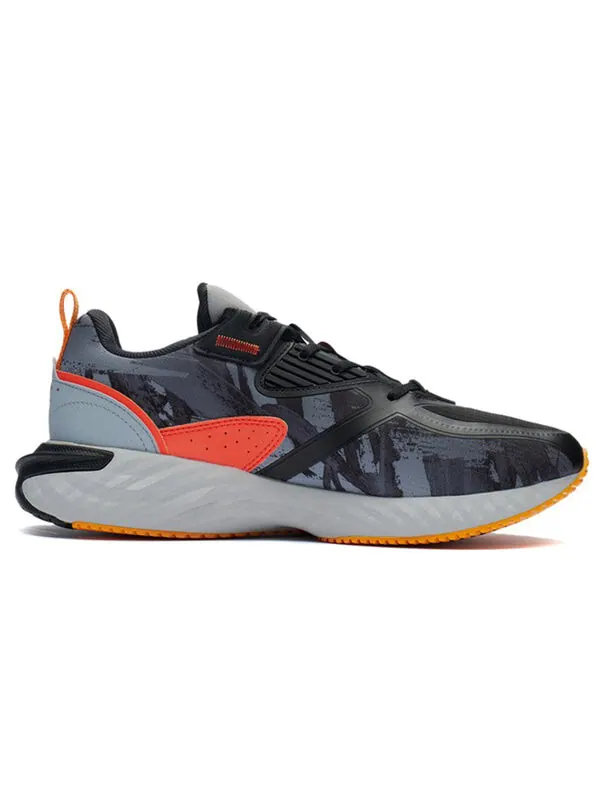 Кроссовки плюс Li-Ning — изображение 2 из 4, серый/оранжевый