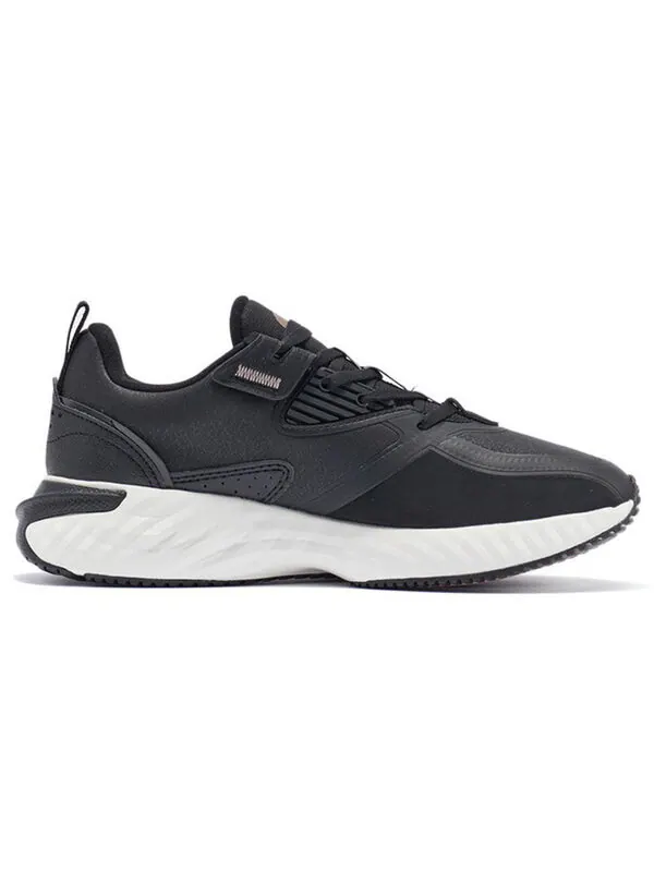 Кроссовки (WMNS) Li-Ning Plus 'Black White' — изображение 2 из 4, черный