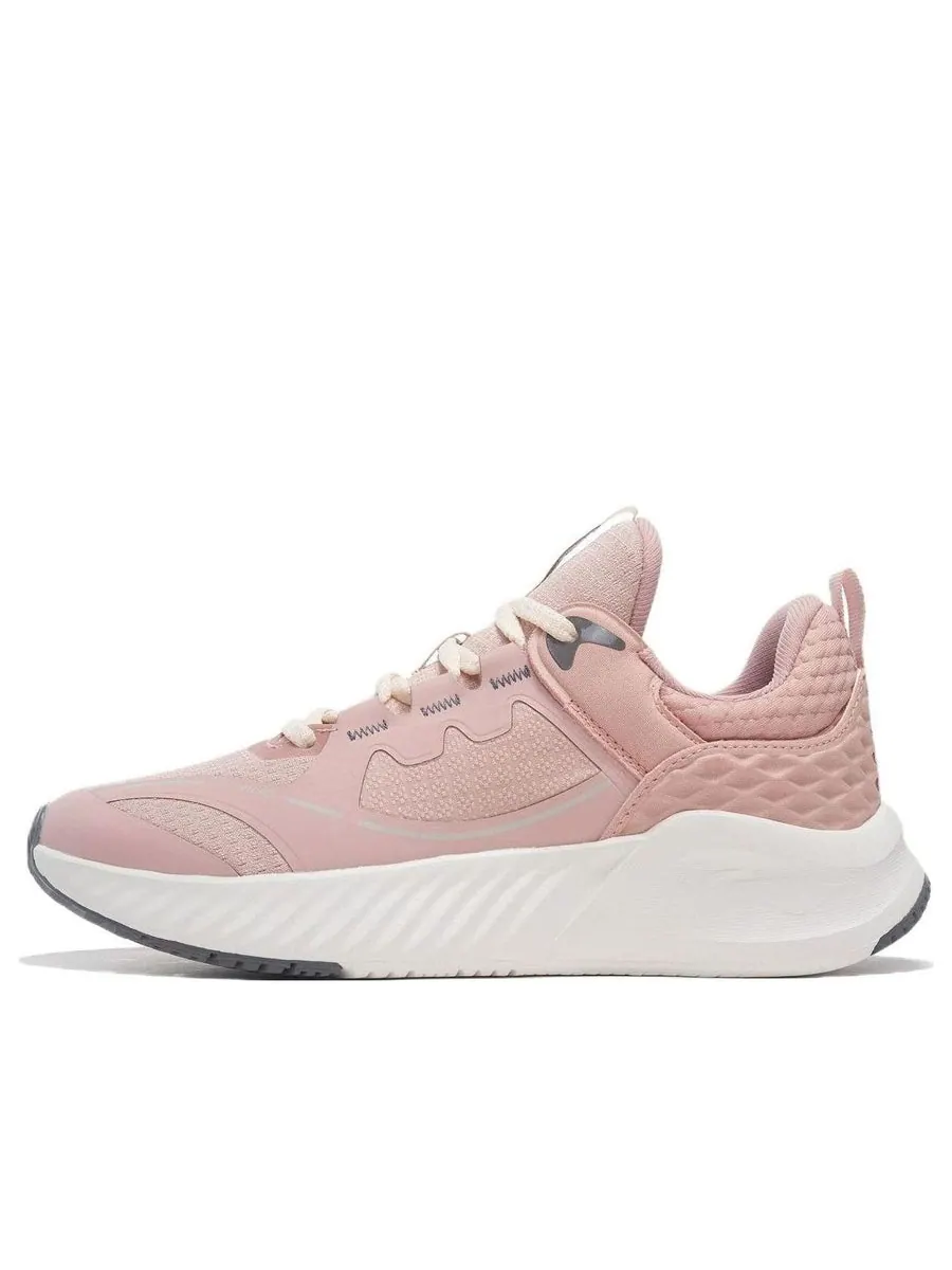 Спортивные кроссовки (WMNS) Li-Ning Sport Leisure 'Pink White' — изображение 1 из 6, розовый