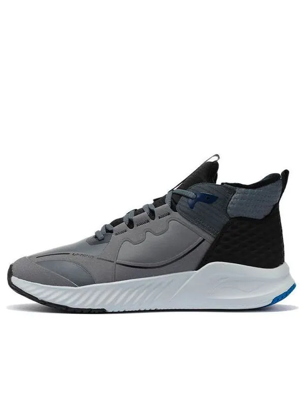 Кроссовки мягкие zero wntr Li-Ning — изображение 1 из 4, серый/черный/белый/синий